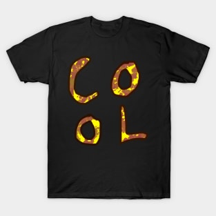 Cool(Yellow Word Design) T-Shirt